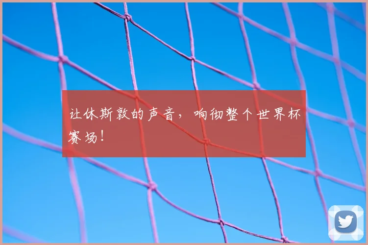 让休斯敦的声音,响彻整个世界杯赛场!
